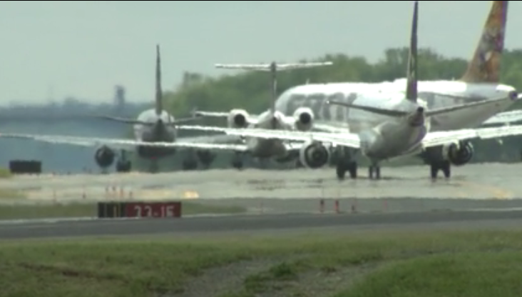 Planes at Eugene Airport